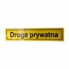 Droga prywatna tabliczka
